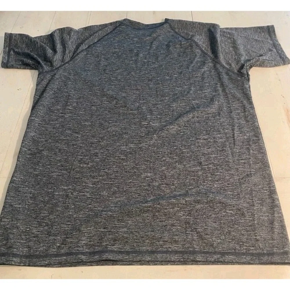 Nike Dry Fit Men's Large Short Sleeve Black & White Heather Large‎